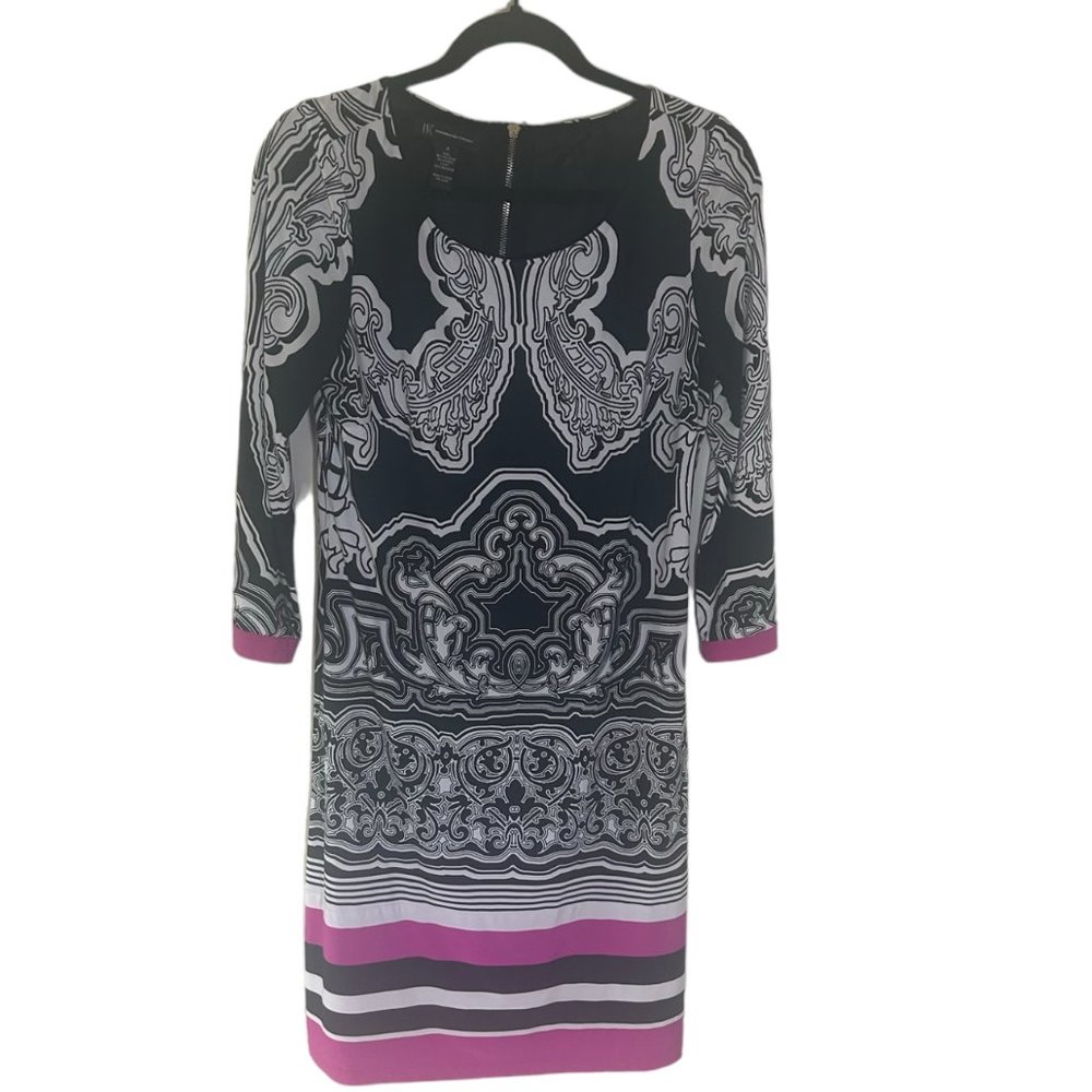 INC women's dress. Sz. M. Lined Multi-colored.   255